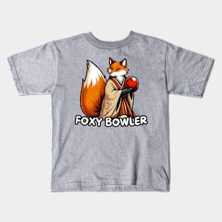 Bowling fox Kids T-Shirt